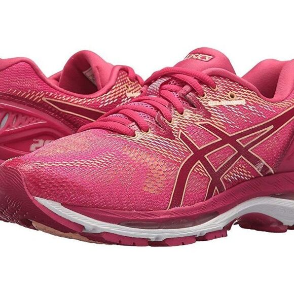 Asics Womens Gel Nimbus 20 T850N Pink Running Shoes Sneakers Size 8.5 Medium - Picture 4 of 15